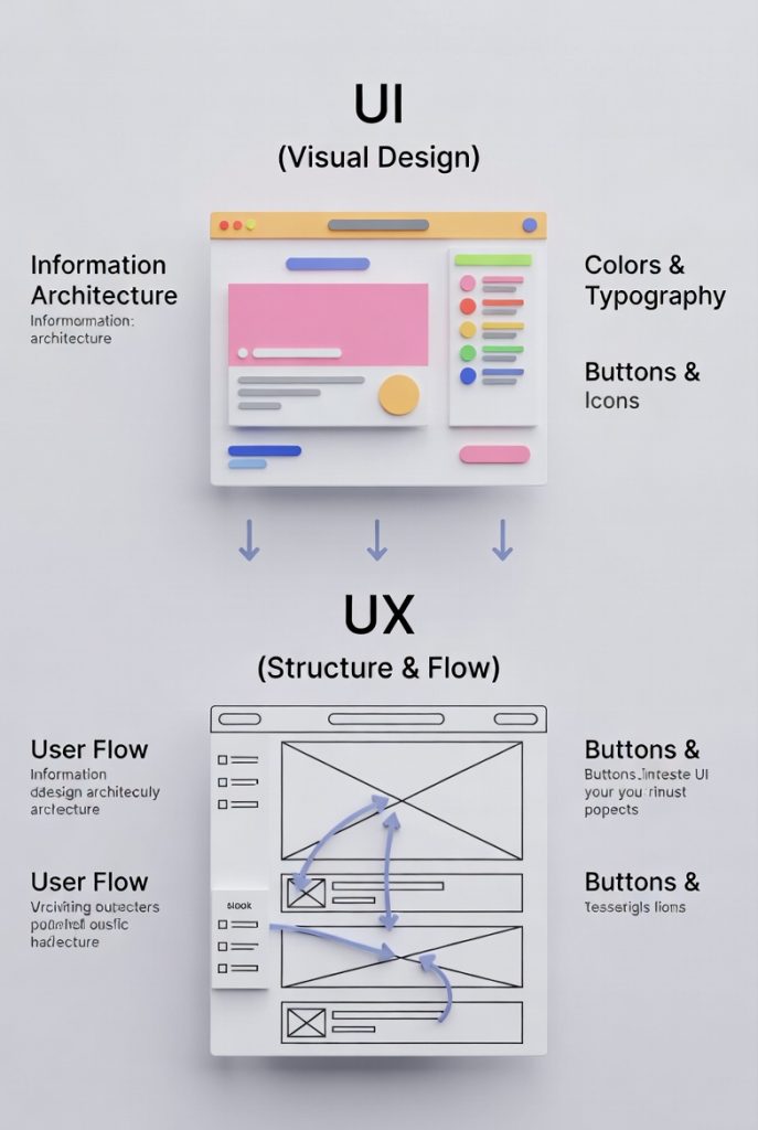 UI visual design.