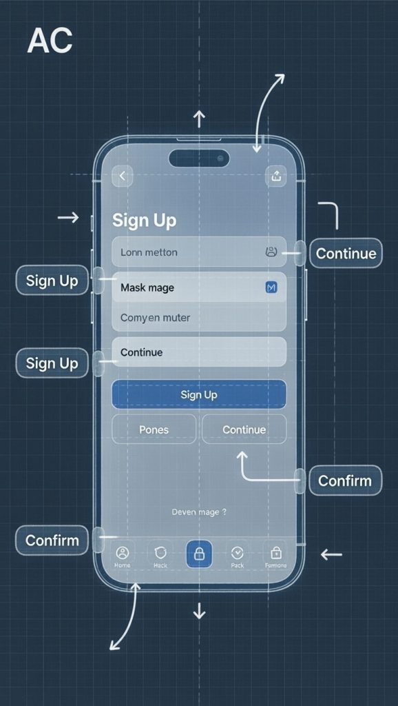 simple wireframe layout image.